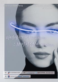 전시공간 활성화 지원사업 <하비에르마틴 Javier Martin : 보이지않는, Blindness> 포스터