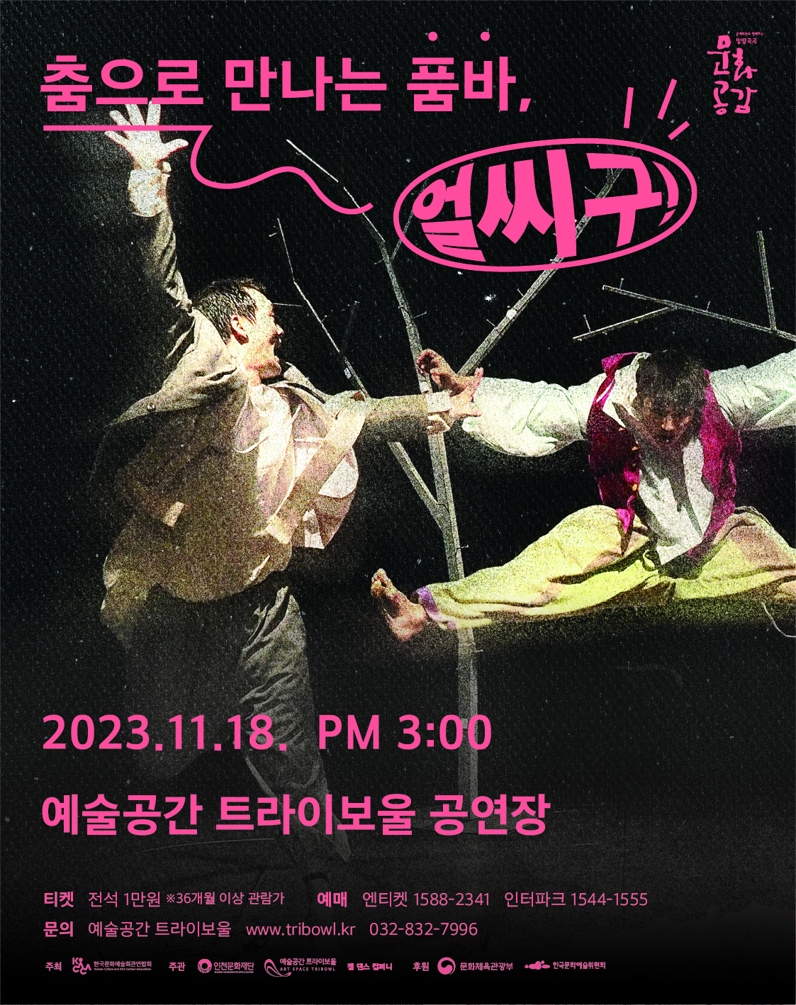 방방곡곡 문화공감 - 춤으로 만나는 품바, 얼씨구! 포스터